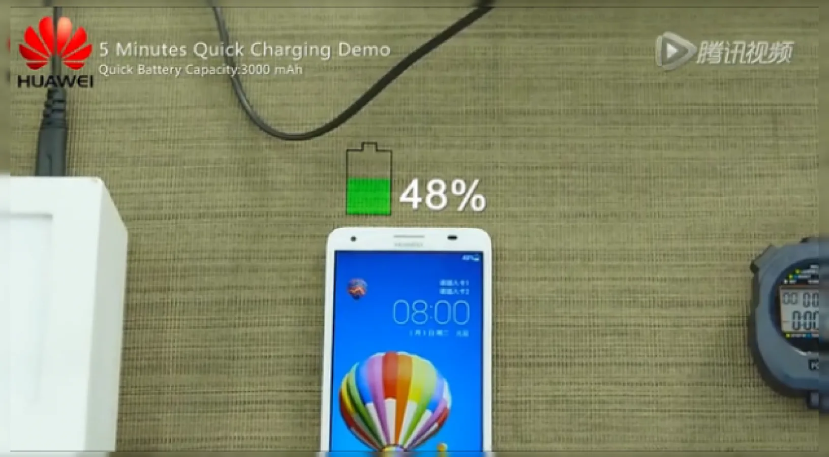 Huawei dezvăluie o nouă tehnologie de încărcare rapidă, prin care bateria unui smartphone se încarcă de la 1 la 48% în doar 5 minute