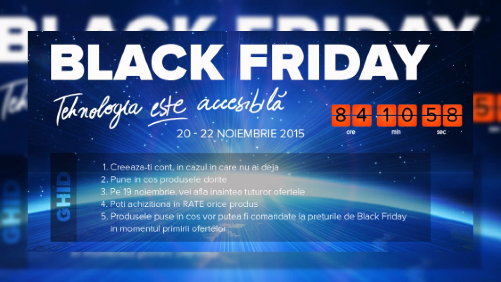 UTOK va organiza campania de Black Friday în perioada 20-22 noiembrie; reduceri la smartphone-uri, tablete, dar și accesorii