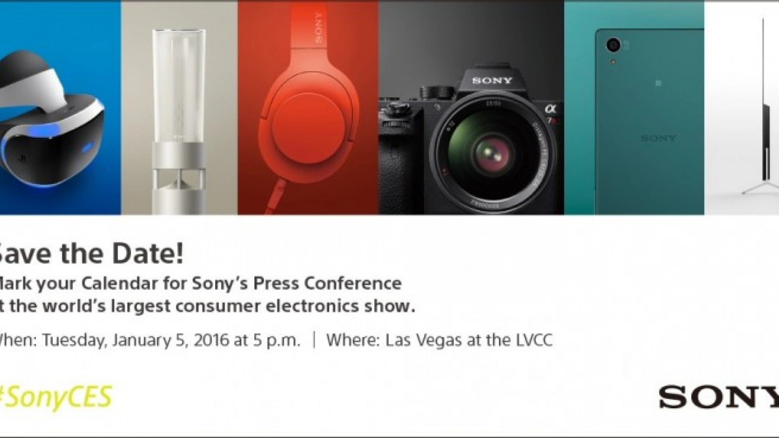 Sony va organiza conferința de la CES 2016 pe data de 5 ianuarie; posibil să vedem un Xperia Z5 Ultra
