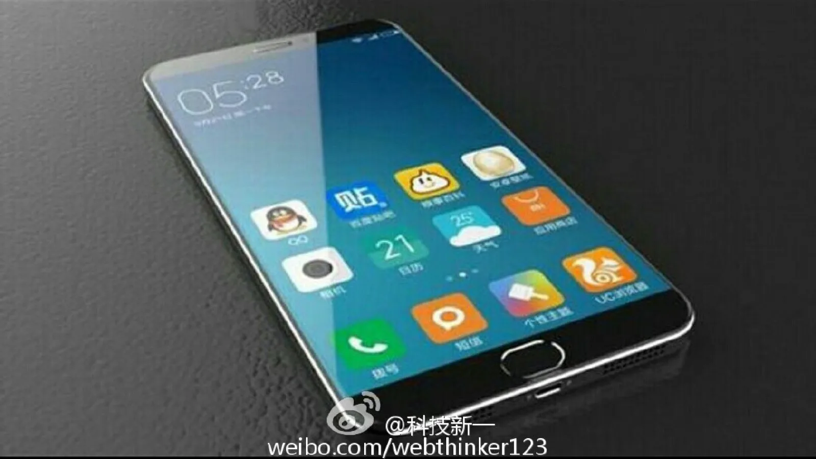 Xiaomi Mi 5 are parte de o nouă scăpare, în care remarcăm prezenţa unui buton Home, ecran cu margini subţiri
