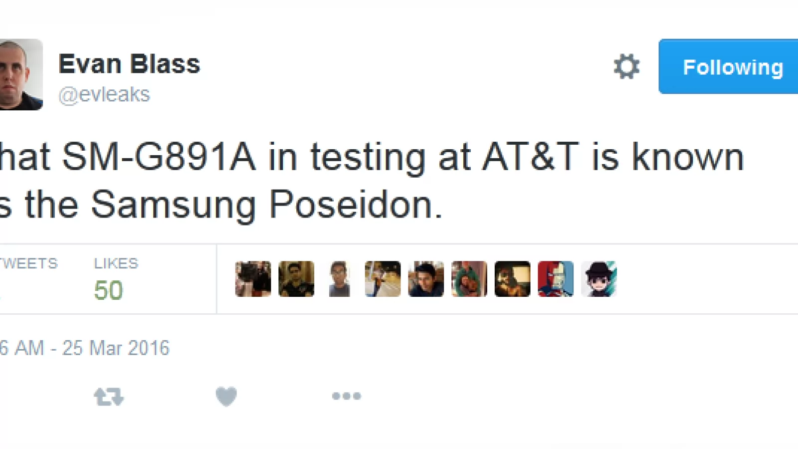 Samsung Galaxy S7 Active apare cu numele de cod Poseidon; Evan Blass are indicii despre el