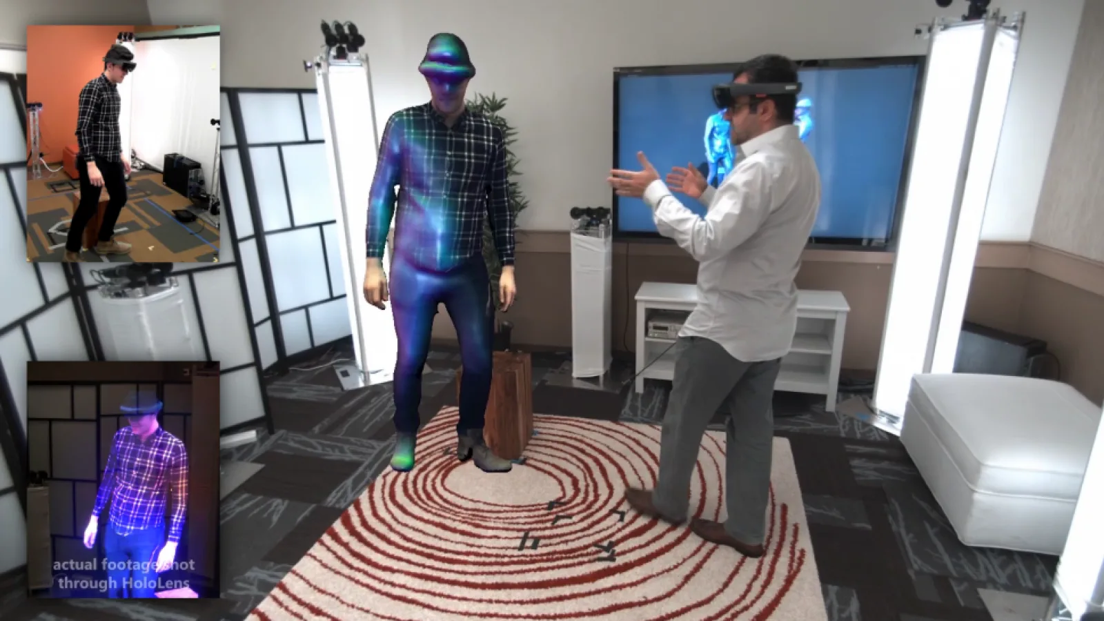 Microsoft lansează conceptul de "holoportare": interacţiunea cu o hologramă 3D a unei persoane aflate la distanţă
