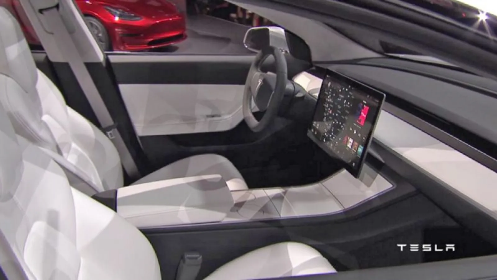 Tesla Model 3 primeşte un ecran central de consola produs de LG Display; Vine cu diagonală de 15 inch
