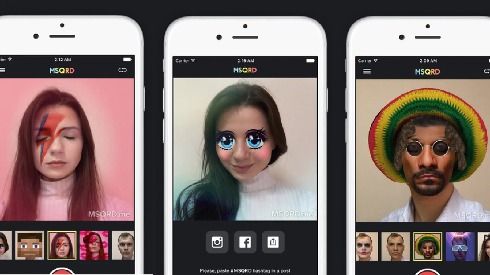 Masquerade/ MSQRD Review (iPhone SE): aplicaţia selfie cu măşti digitale care poate porni râsete şi o petrecere (Video)