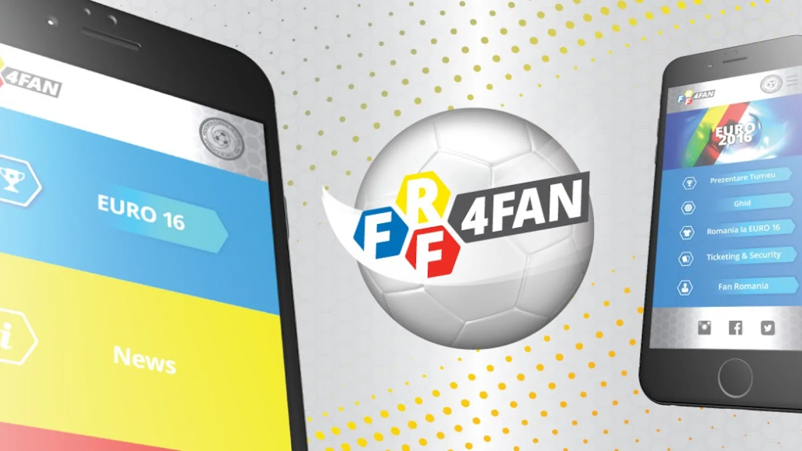 Federaţia Română de Fotbal lansează aplicaţia FRF4FAN, pentru suporterii care vor să fie la curent cu evoluţia de la EURO 2016