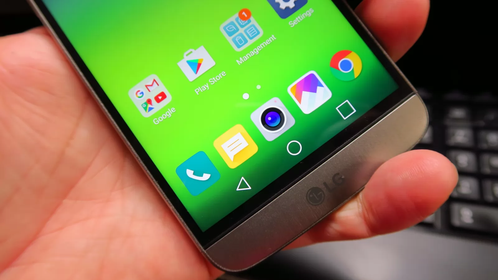 LG G5: OS, UI, aplicaţii fără app drawer, dar şi cu bloatware