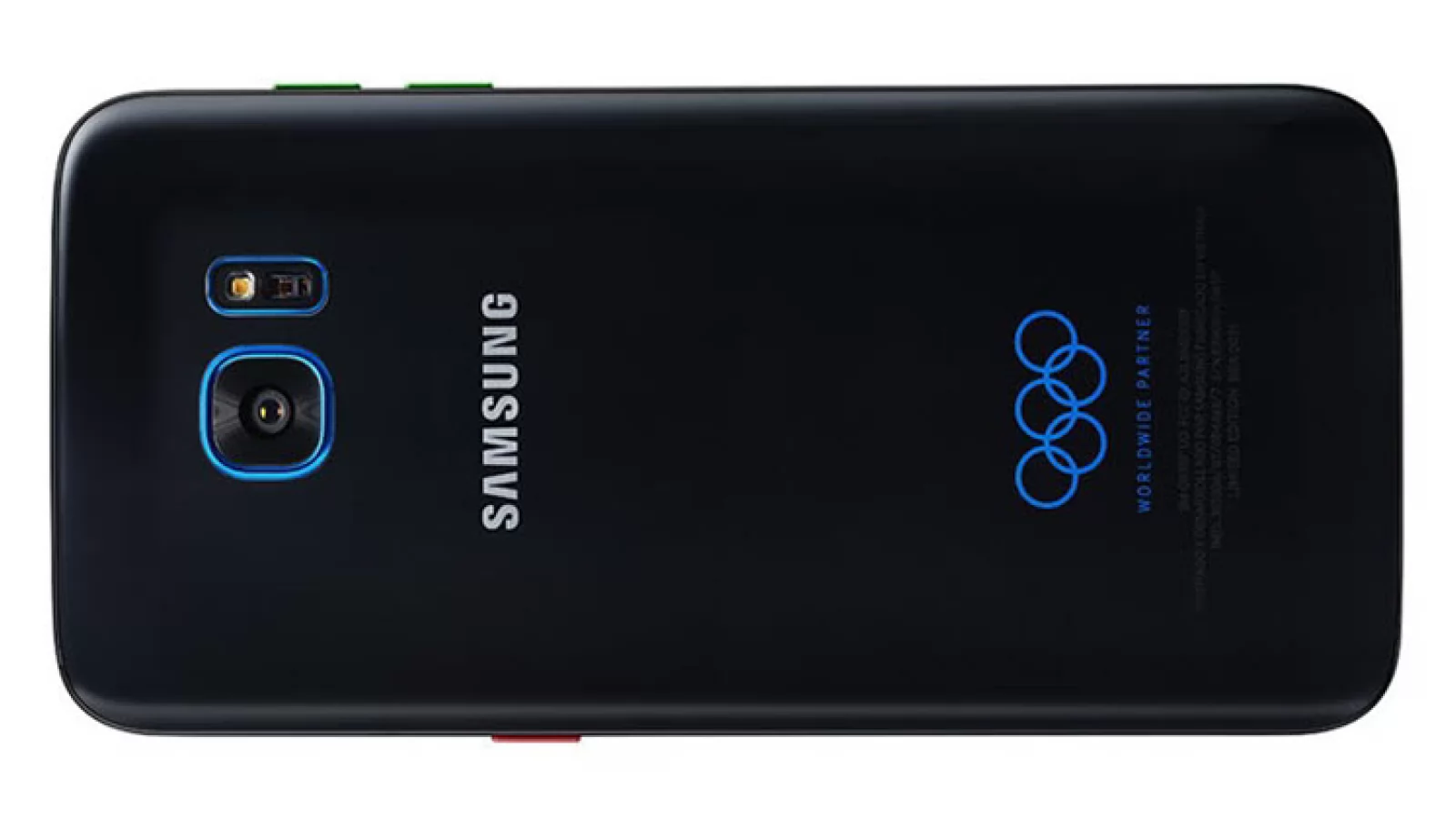 Samsung Galaxy S7 Olympic Edition apare într-o imagine oficială, cu inele olimpice, accente albastre