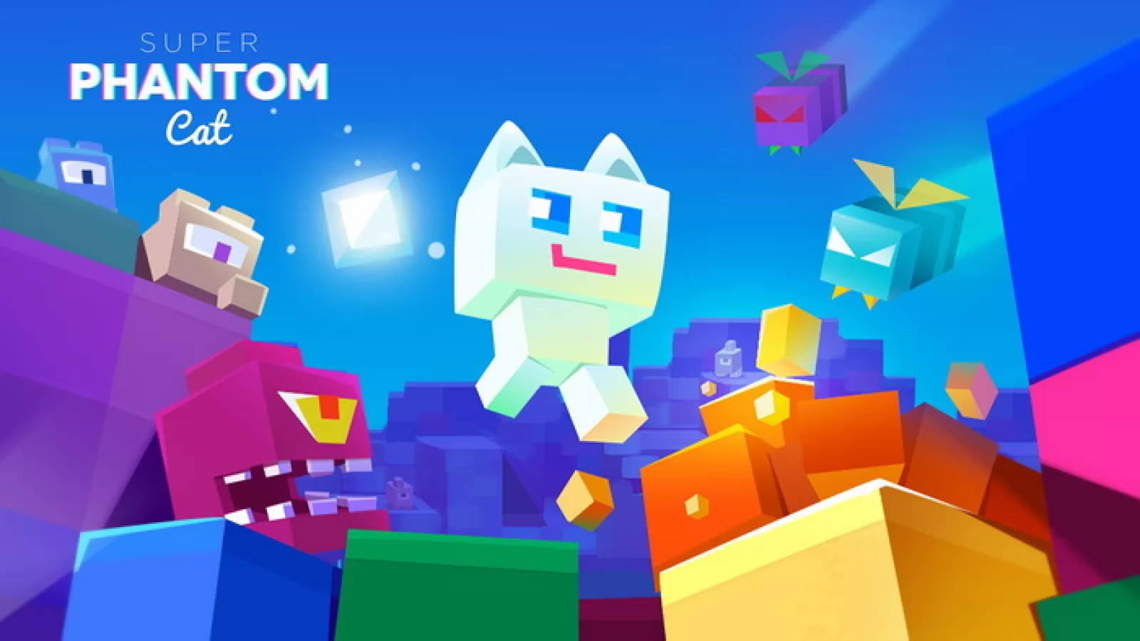 Super Phantom Cat Review (Huawei G8): platformer 2D psihedelic de care Nyan Cat ar fi mândru (Video)