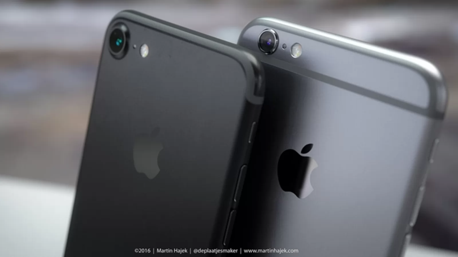 Cele patru variante de culoare pentru iPhone 7 se afișează într-o imagine; din păcate nu sunt introduse nuanțe noi