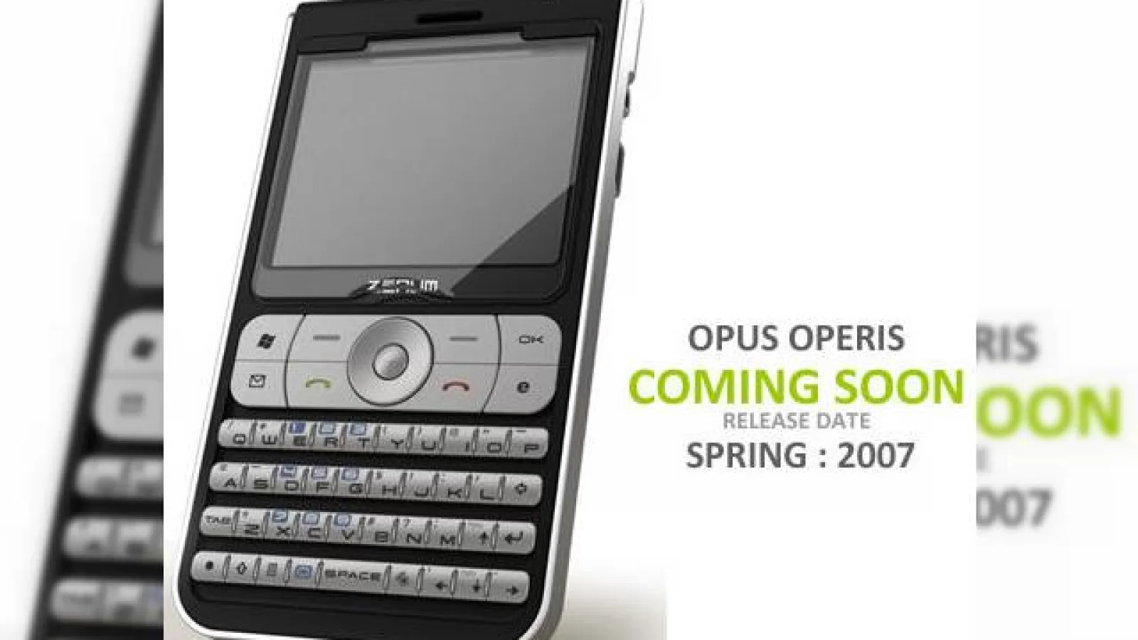 Zenum Opus Operis, PDA sau telefon?