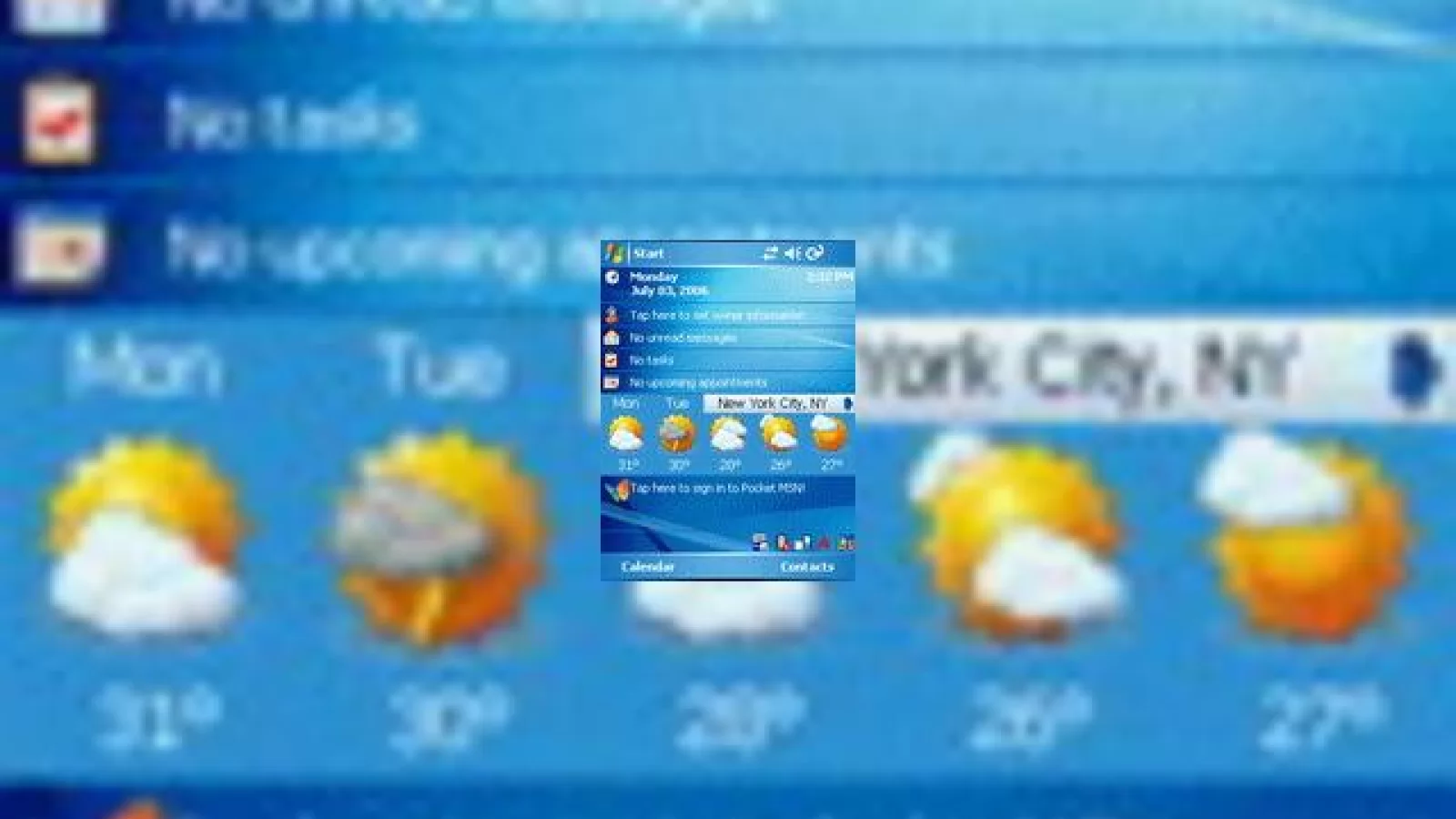 Demo in Flash al Windows Mobile 6!