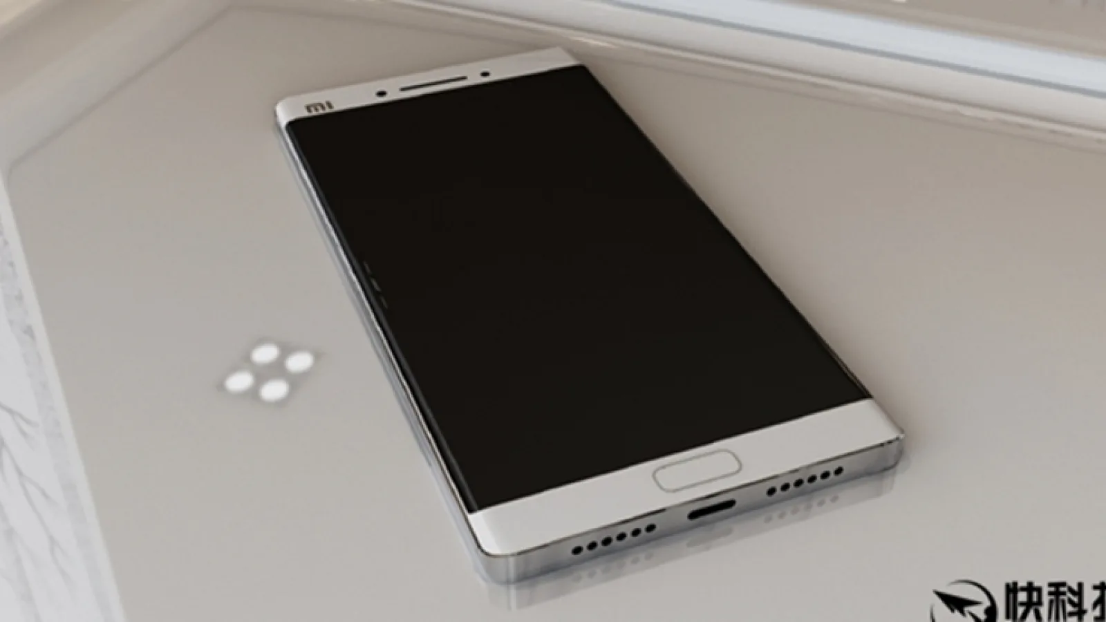Xiaomi Mi Note 2 primește o randare concept, cu accent pe curburile ecranului 