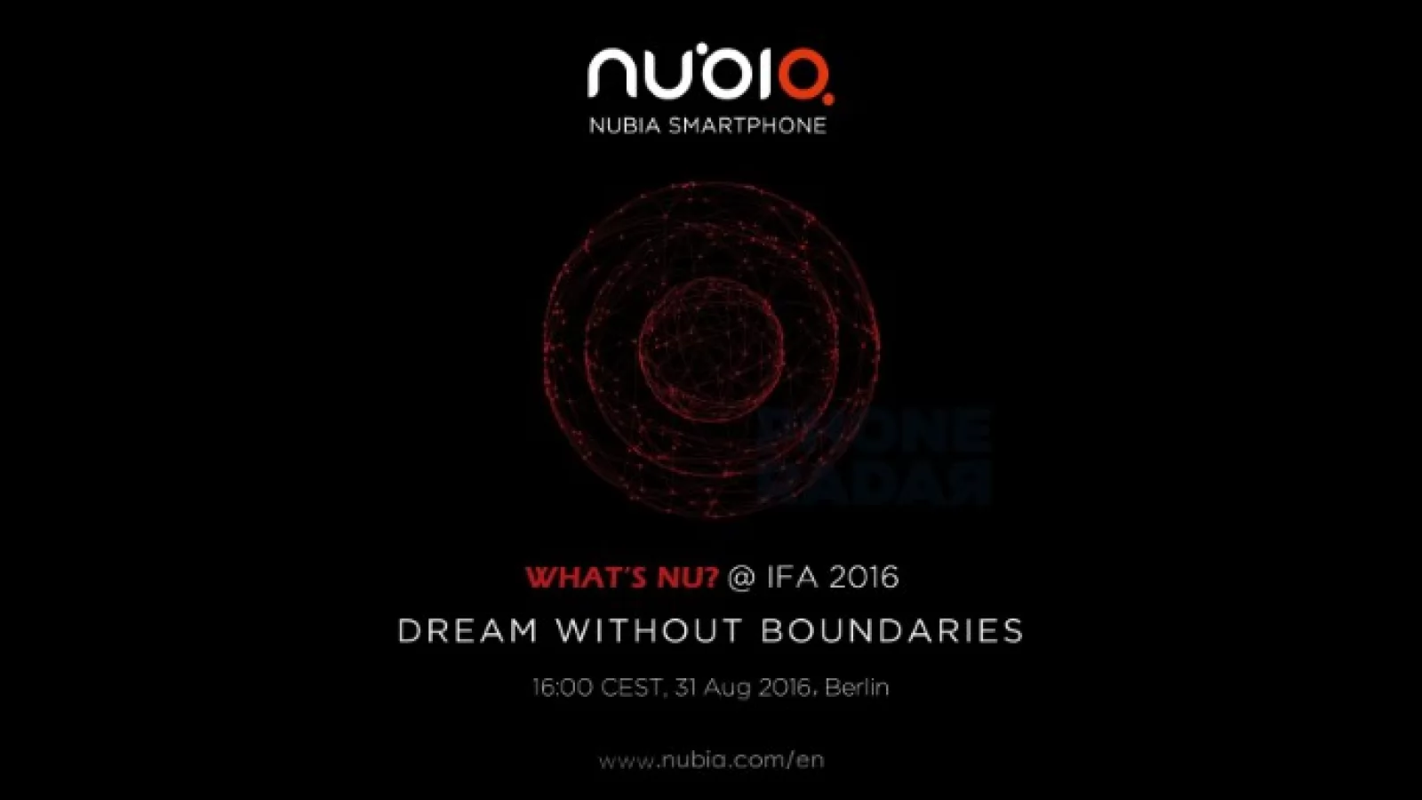 ZTE trimite invitaţii IFA 2016 sub emblema Nubia pentru lansarea unui smartphone cu muchie ultrasubțire a ecranului