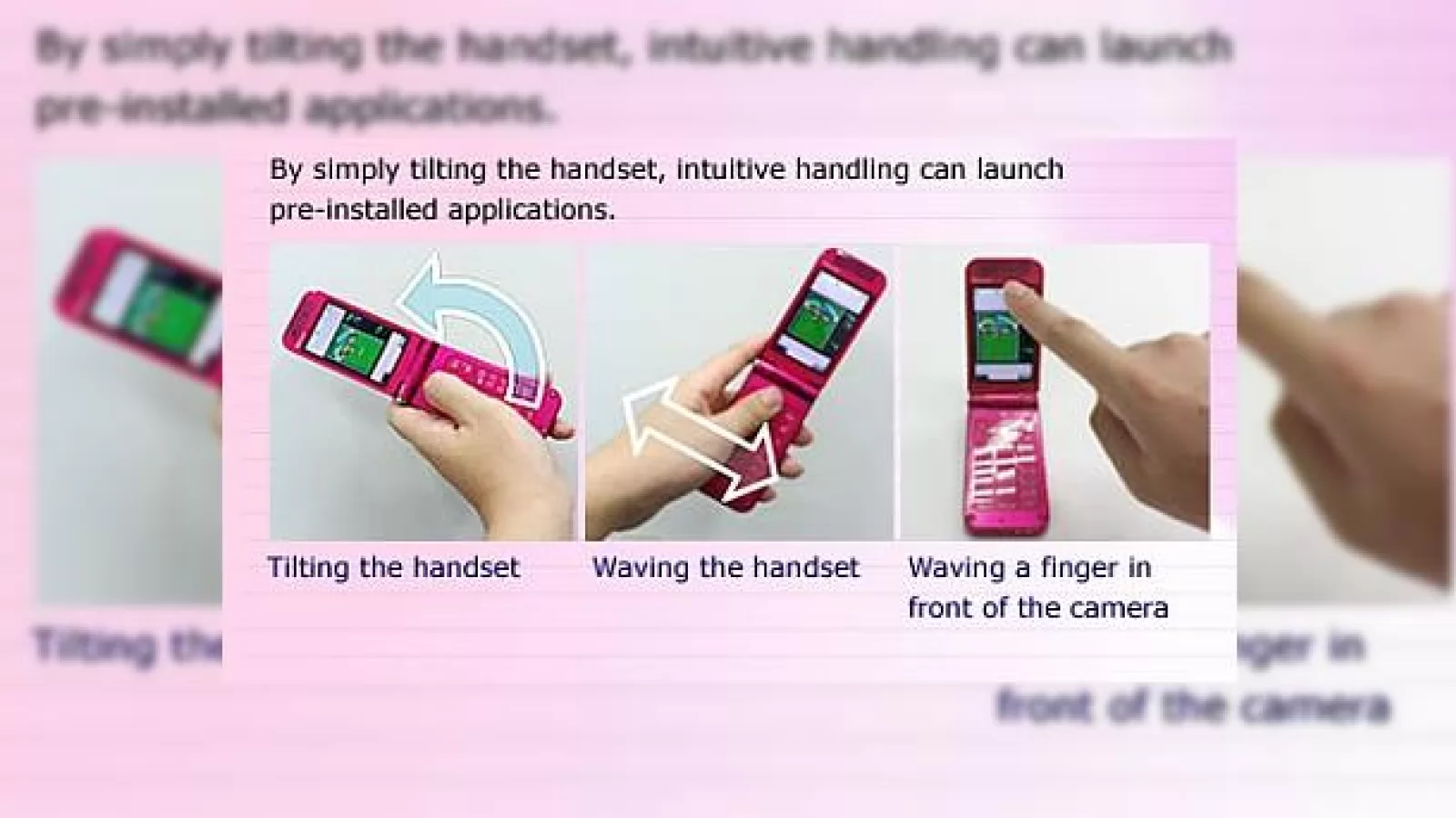 Mitsubishi D904i cu senzor de miscare, un posibil Wii phone?