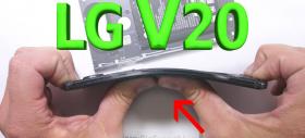 LG V20 e zgâriat, ars şi testat pentru îndoire în cea mai nouă proba de forţă de la JerryRigEverything (Video)