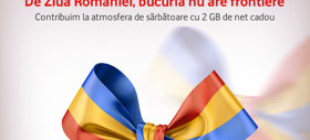 Vodafone oferă 2 GB de Net Național Cadou de 1 Decembrie; bonusul se obține direct din aplicația MyVodafone