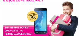 În această primăvară portarea la Telekom vă aduce un smartphone Galaxy J3 (2016) pentru numai 1 leu cu abonamentul Surf M