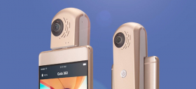 HIGOLE GOLE360 este o cameră video ce filmează la 360 grade; vine sub forma unui gadget ce se conectează la smartphone și costă 99.99 dolari