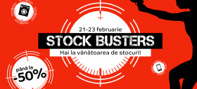 eMAG Stock Busters revine în perioada 21 - 23 februarie; iată câteva oferte interesante!