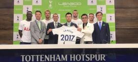 Leagoo devine sponsor oficial al echipei Tottenham Hotspur în perioada 2017 - 2022; este prezentată și o ediție specială Leagoo T5