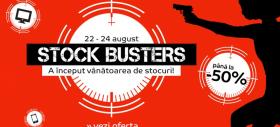 eMAG Stock Busters are loc în perioada 22 - 24 august! Iată 3 smartphone-uri cu prețuri de sub 1.400 lei!