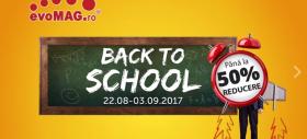 Sunt ultimele ore de reduceri din campania Back 2 School organizată de evoMAG.ro! Iată ce mai găsim în oferta retailerului
