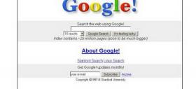 Google.com a fost înregistrat în urmă cu 20 de ani; Iată cum arăta pagina sa principală la început şi cum arată acum