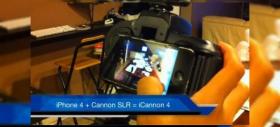 iPhone 4 devine un aparat foto SLR Canon... iata cum (Video)