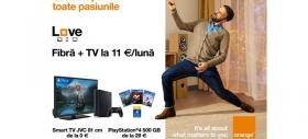 Oferta de sărbători Orange Love vine cu reduceri de până la 300 euro, televizoare și console PS4 în rate