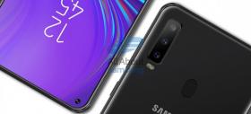 Galaxy A8s apare în primele randări concept; Ar putea fi primul telefon Samsung cu decupaj în ecran 