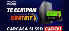 De Sărbători, PC Garage te echipează gratuit cu SSD și carcasă de PC la achiziția de componente
