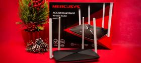 [UPDATE CÂȘTIGĂTOR] Routerul Mercusys AC12 poate ajunge sub bradul tău! Iată cum îl poți câștiga (concurs)