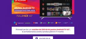 Allview îţi oferă un voucher de 200 de lei pentru noul său televizor Android; Iată detalii