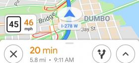 Google Maps primește acum și un vitezometru; Funcția se distribuie deja către utilizatori
