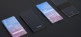 Viitorul telefon pliabil Samsung se îndoaie în 2 direcţii, conform unui nou brevet; Are format vertical