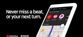 YouTube Music primește de astăzi integrare cu aplicația de navigare Waze, doar pentru abonații Premium