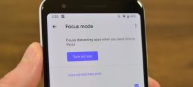 Google ne ajută cu concentrarea prin noul Focus Mode ieşit din beta pe Android 9 si 10