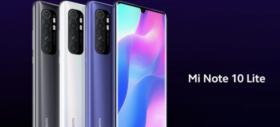 Xiaomi Mi Note 10 Lite se lansează mâine pe 30 aprilie și îl vedem într-o primă imagine oficială