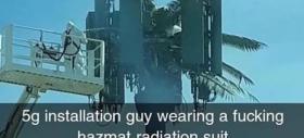 Cei care au picat testul Darwin sabotează antenele 5G cu lame de ras şi ace mai nou; Atacă și inginerii operatorilor
