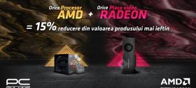 PC Garage oferă 15% reducere la achiziţiile de procesor AMD şi placa video AMD