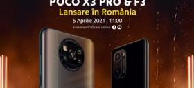 POCO F3 și POCO X3 Pro se lansează azi în România, în cadrul unui eveniment live pe care îl poți urmări de la ora 11:00