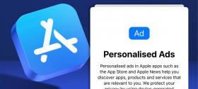 iOS 15 va începe să ceară permisiuni pentru a colecta date personale pentru reclamele din aplicaţiile Apple