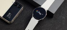 Aplicația Google Pay poate fi folosită atât pe telefoanele Samsung, cât și pe noile smartwatch-uri Galaxy Watch 4 pentru a face plăți contactless