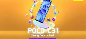 Un nou telefon de buget POCO la orizont! POCO C31 se lansează pe 30 septembrie