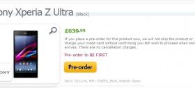 Sony Xperia Z Ultra va fi disponibil Începând cu data de 13 septembrie