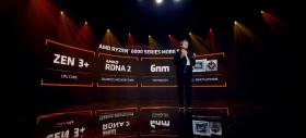 CES 2022: AMD anunță noua generație de CPU-uri bazată pe arhitectură Zen 3+, cu grafică RDNA2; Debutează și placa video entry-level Radeon 6500 XT