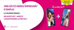 Telekom oferă două smartphone-uri la preţ de unul de Valentine's Day; Iată oferta!