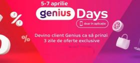 eMAG Genius Days ne aduce 3 zile de super oferte între 5 şi 7 aprilie; Iată ce reduceri ne aşteaptă