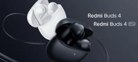 Redmi Buds 4 şi Buds 4 Pro sunt căşti cu drivere de 10 mm şi autonomie de până la 36 de ore