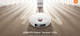 Robot Vacuum X10+ este cel mai nou aspirator robot din portofoliul Xiaomi; Vine în România, e dotat cu stație de golire automată, mopuri și rezervor